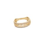 14k noi arany attort gyuru gorogkulcs mintaval 85106