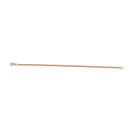 14k noi arany csavart karlanc 18 cm