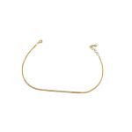 14k noi arany fonott karlanc 27 cm