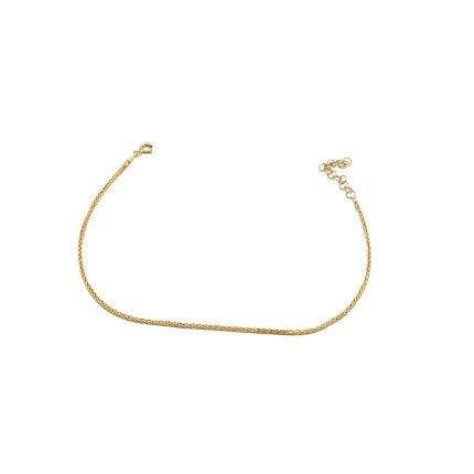 14k noi arany fonott karlanc 27 cm