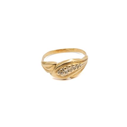 14k noi arany gyuru feher koves furt mintaval 85259