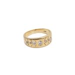 14k noi arany gyuru gyemantvesett savokkal 85098