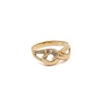 14k noi arany gyuru spiral formaval 85050