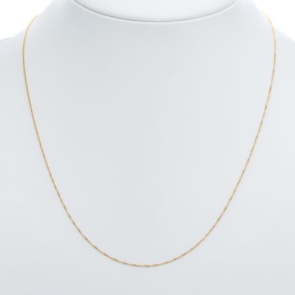 14k noi arany hengeres kigyo nyaklanc 55 cm 85043