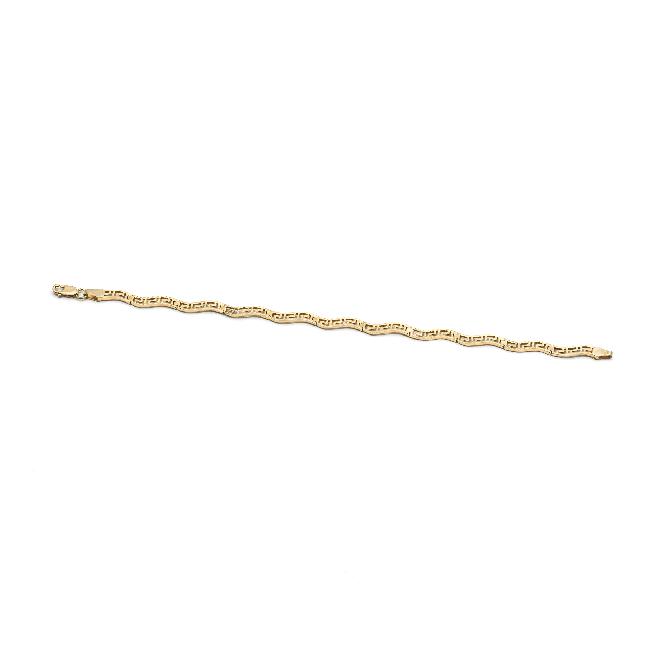 14k noi arany hullamos attort mintas karlanc 17 cm 14k noi arany hullamos attort mintas karlanc 17 cm