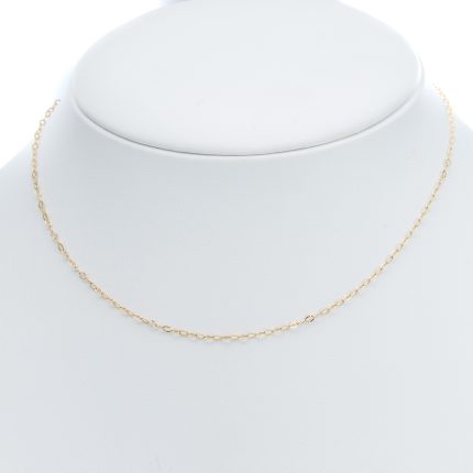 14k noi arany reszelt anker nyaklanc 45 cm 85257