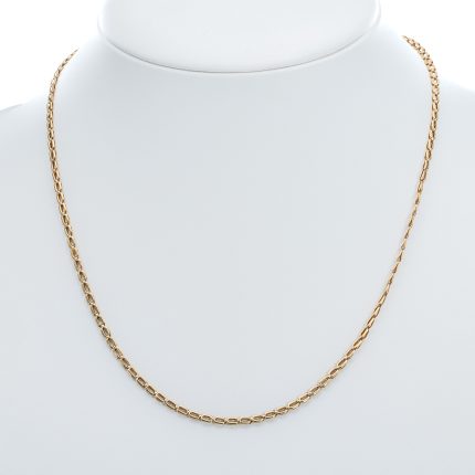 14k noi arany reszelt anker nyaklanc 52 cm 85056
