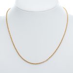 14k noi arany rozsa nyaklanc 50 cm 85065