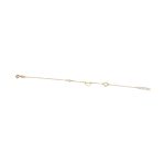 14k noi arany sziv lohere es kereszt diszitotagos karlanc 16 cm