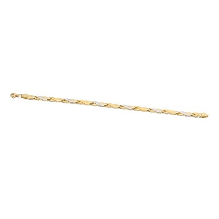 14k noi bicolor arany mintas karlanc 19 cm