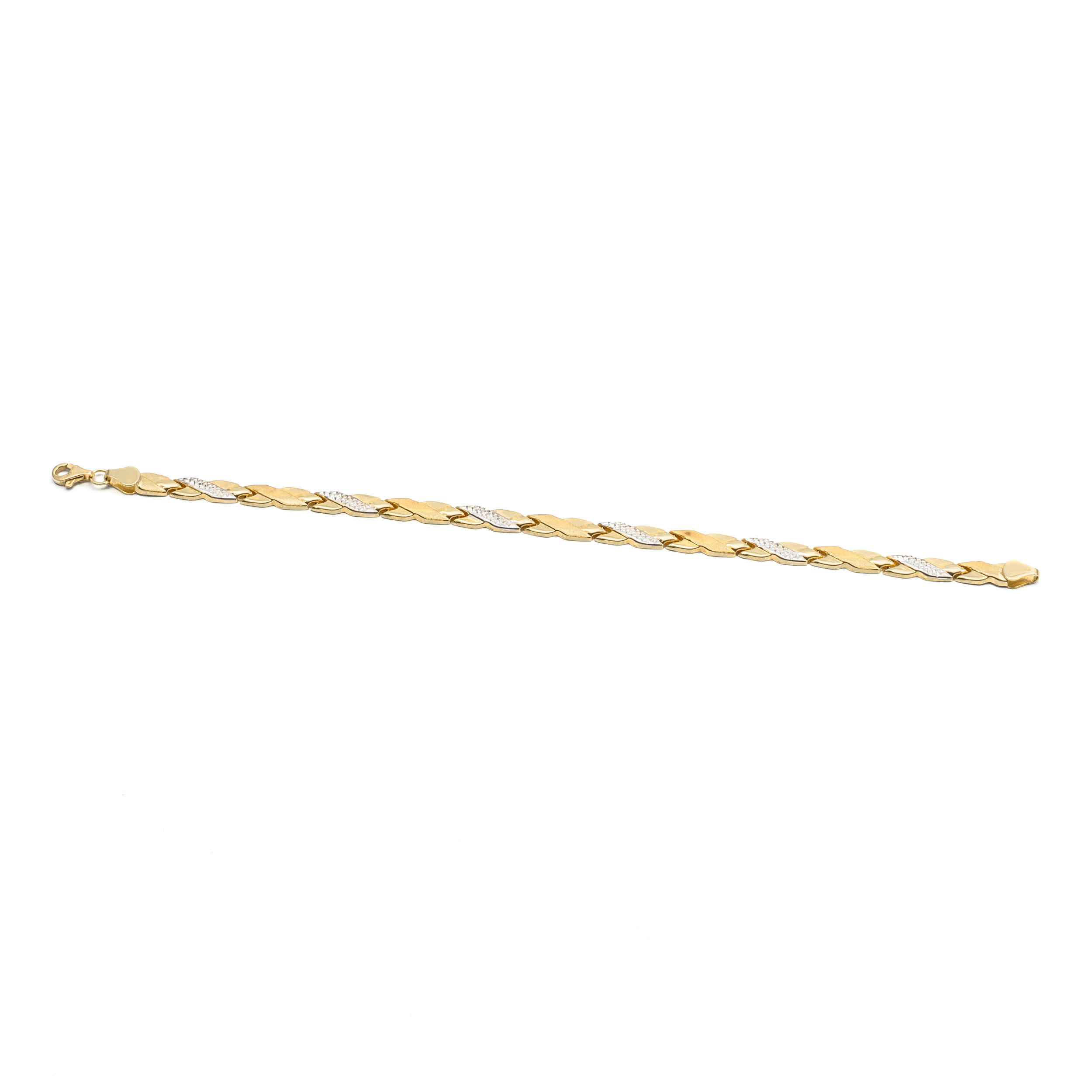 14k noi bicolor arany mintas karlanc 19 cm 14k noi bicolor arany mintas karlanc 19 cm