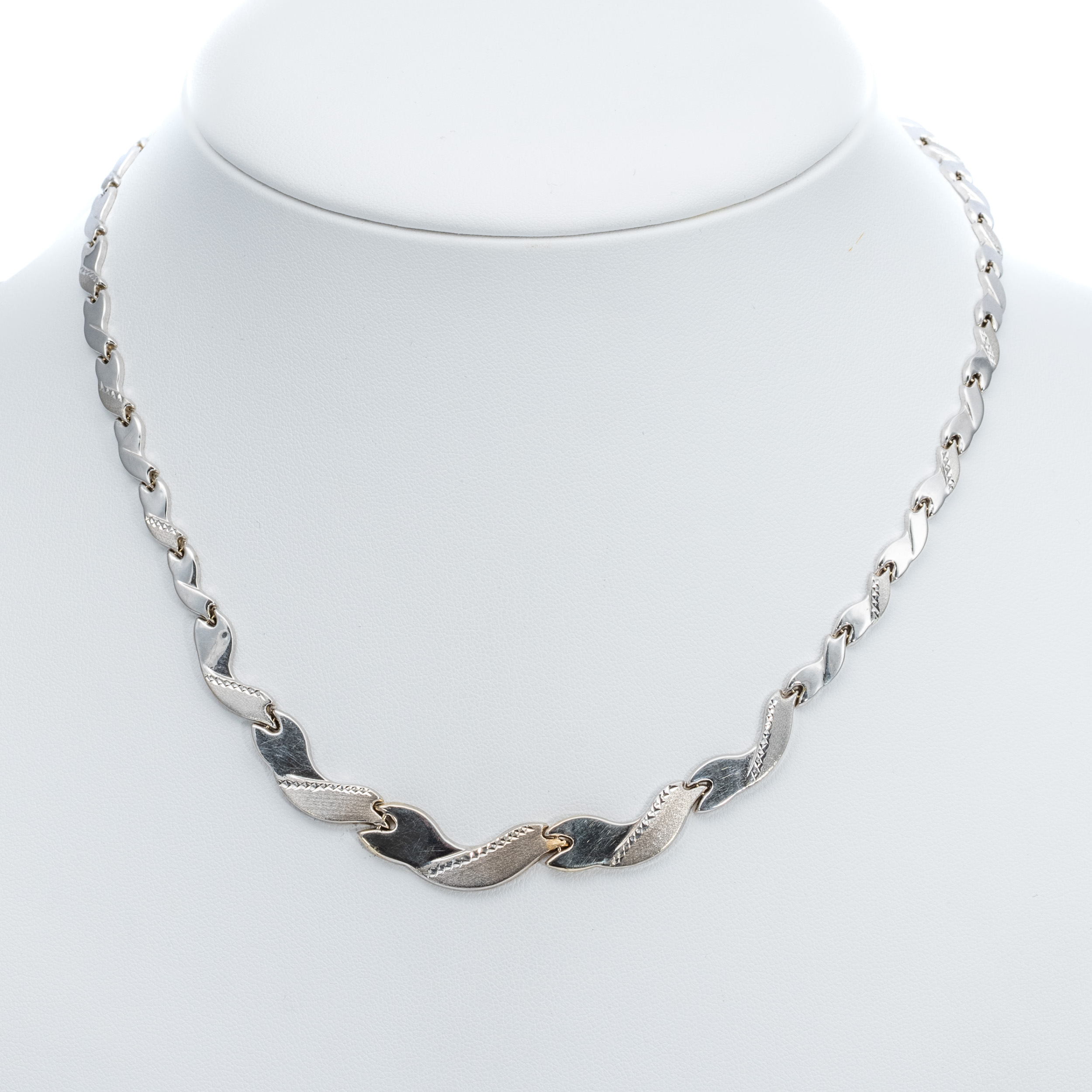 14k noi feher arany waless nyaklanc 45 cm 85096 14k noi feher arany waless nyaklanc 45 cm 85096