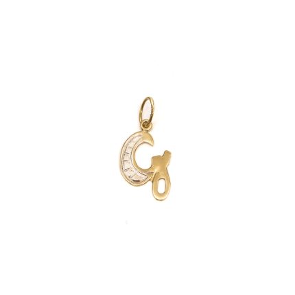 14k noi arany ivelt holdsarlo medal 85789