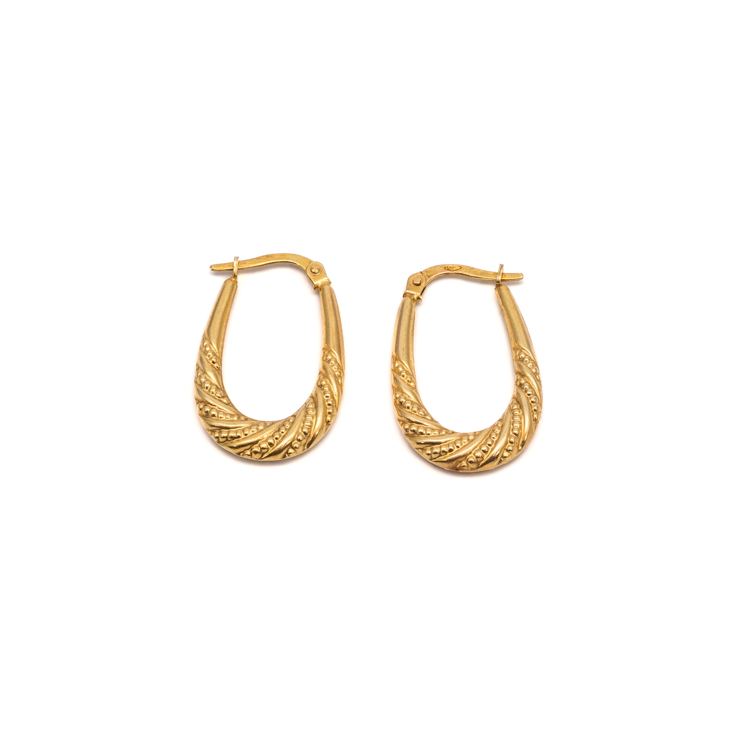 14k noi arany karika fulbevalo csavart mintaval 85695 14k noi arany karika fulbevalo csavart mintaval 85695