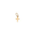 14k noi arany kis lapos kereszt medal 85683