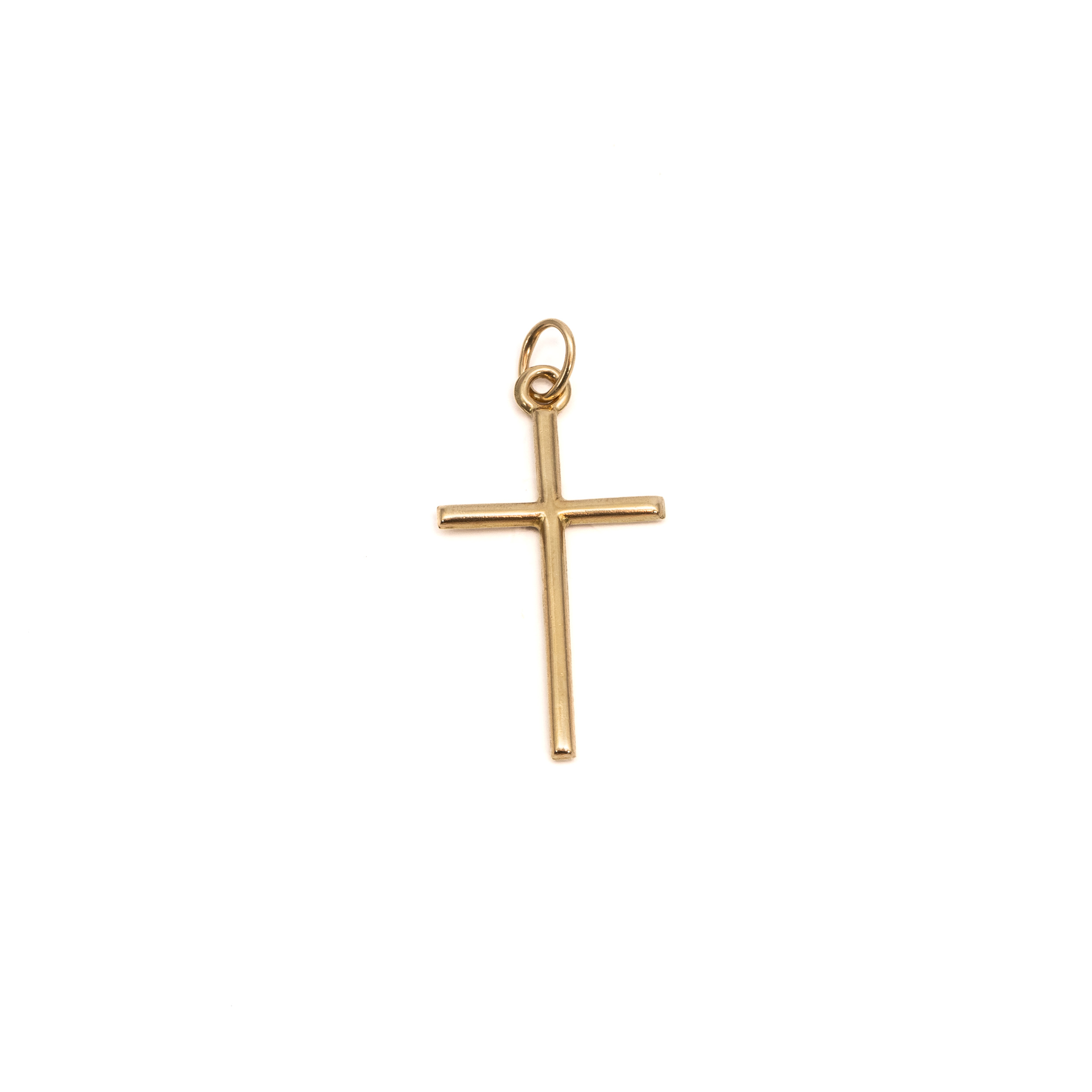 14k noi arany sima kereszt medal 85657 14k noi arany sima kereszt medal 85657