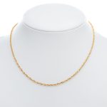 14k noi arany sodrott nyaklanc 85814