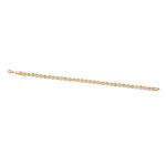 14k noi bicolor arany rugy szemes karkoto 85824