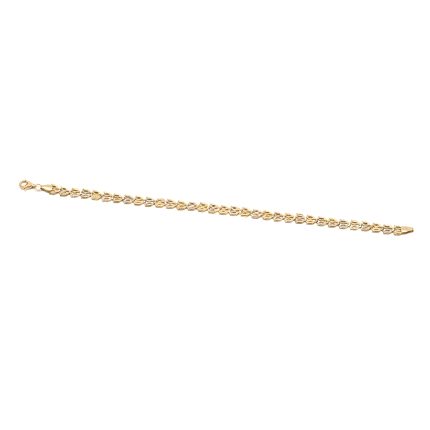 14k noi bicolor arany rugy szemes karkoto 85824