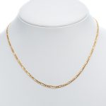14k noi bicolor arany szemes nyaklanc 85763