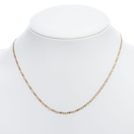 14k noi bicolor arany vekony nyaklanc 85823
